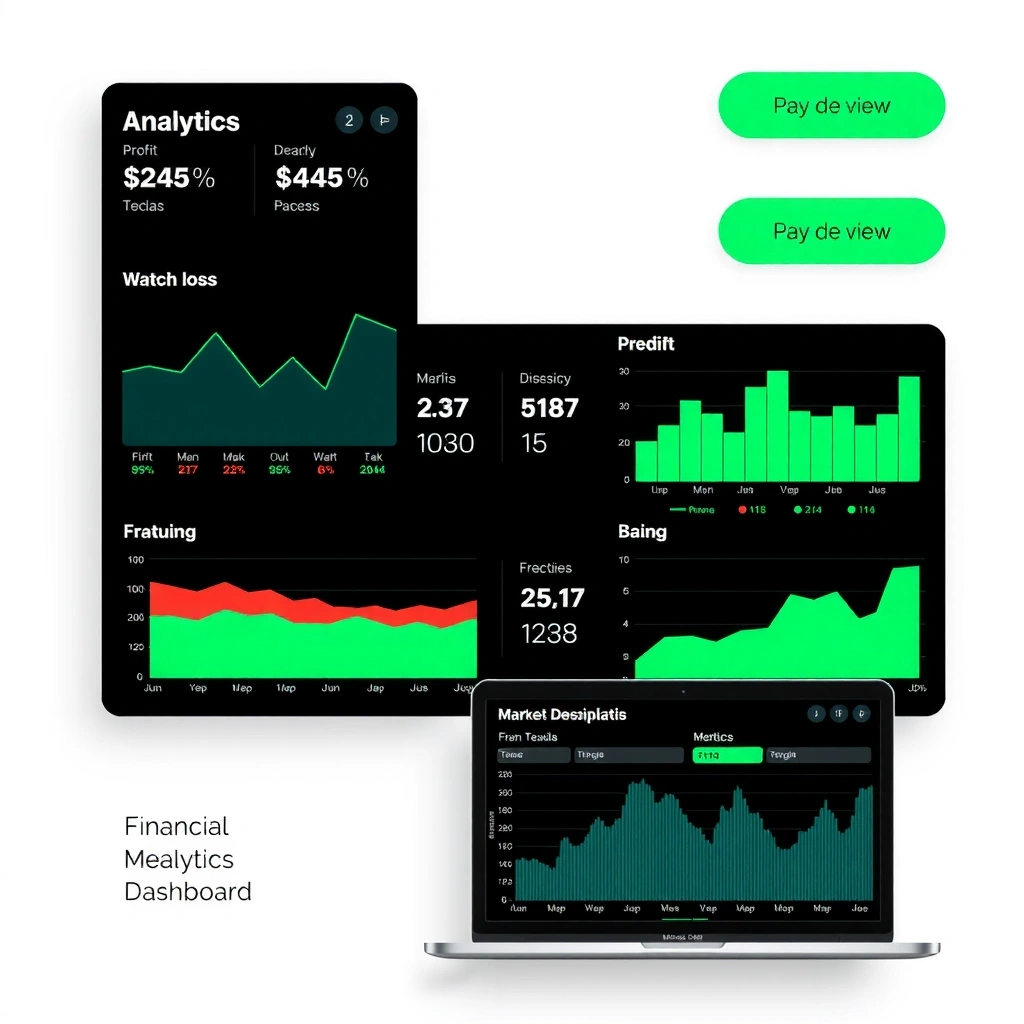 Market analytics dashboard integration