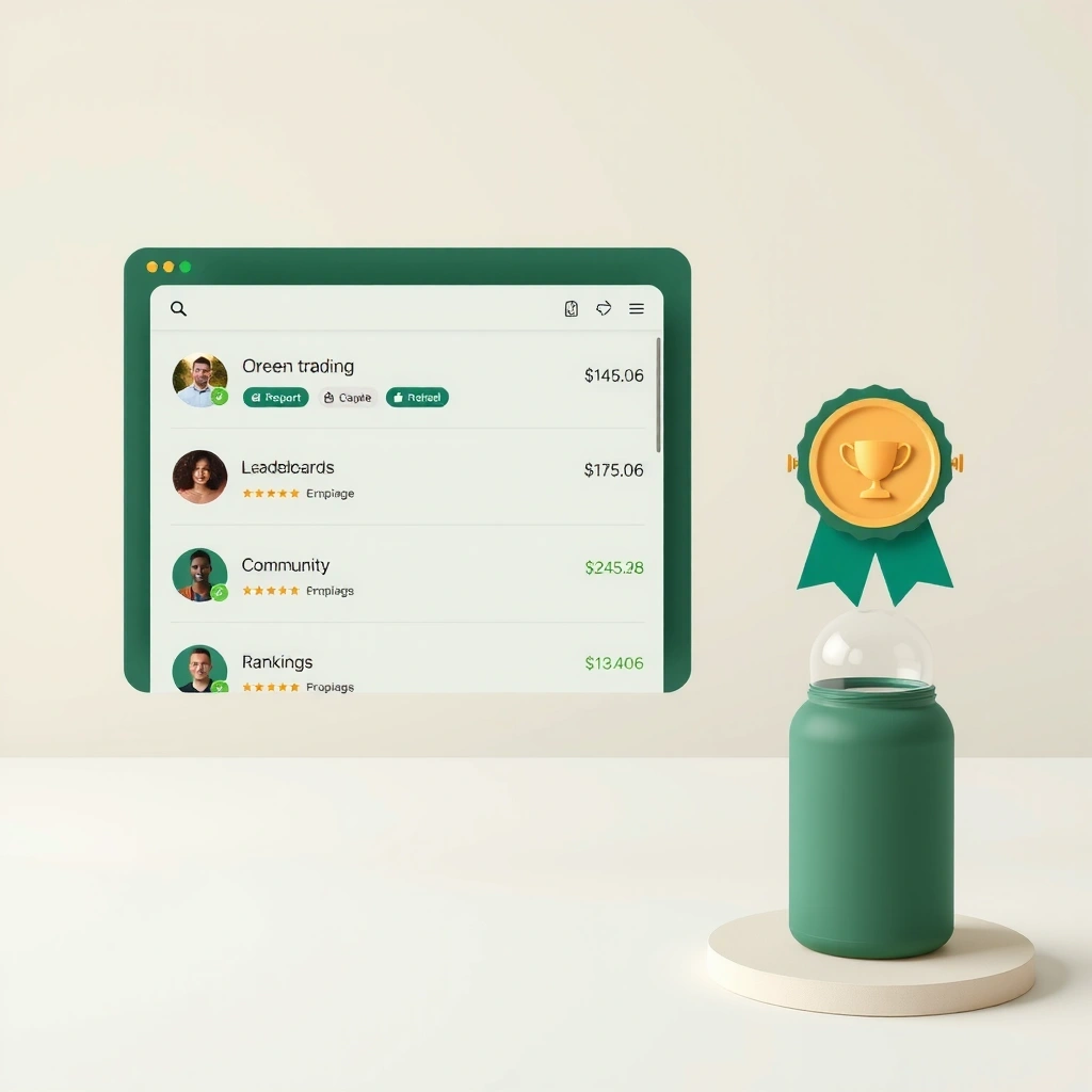 Social trading and leaderboards integration